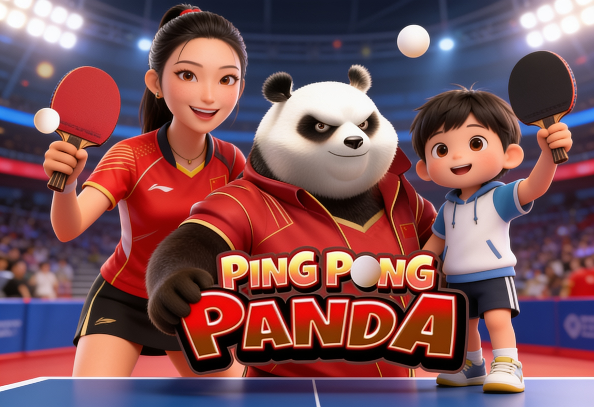 Tema Tenis Meja: Ping Pong Panda Slot Online di Spadegaming