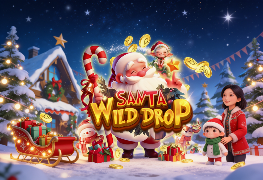 Tema Natal: Santa Wild Drop Slot Online di Spadegaming