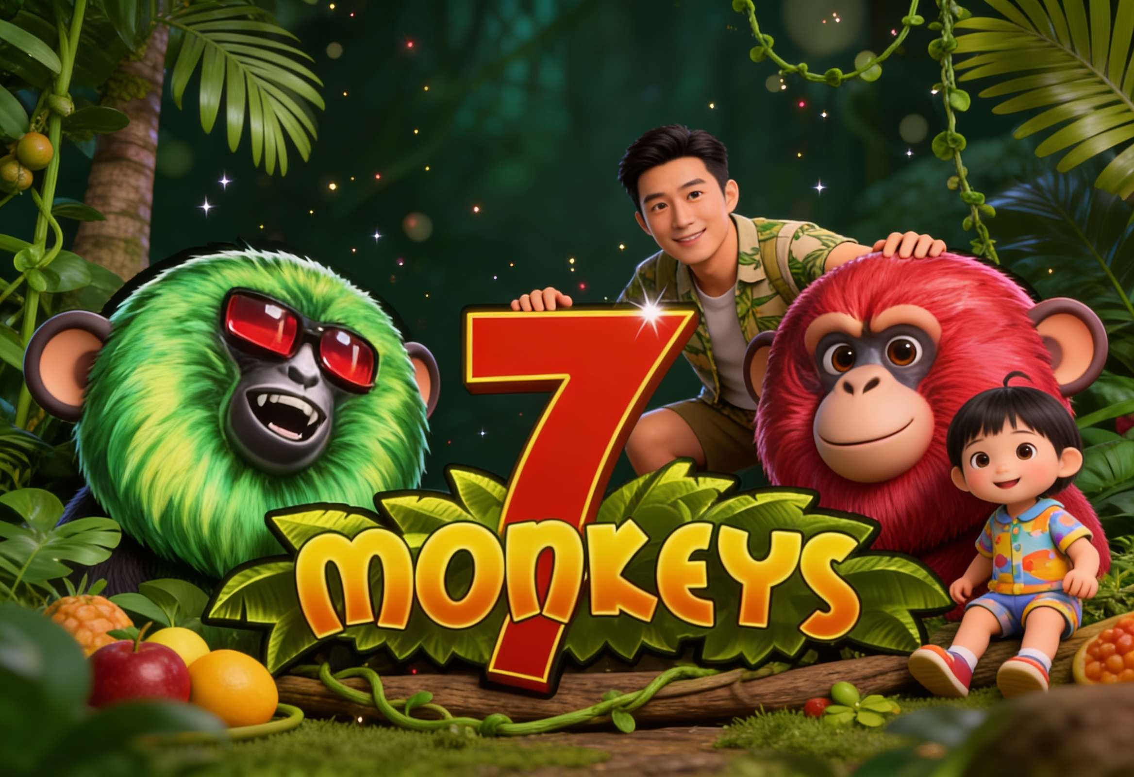 7 Monkeys: Kegilaan Hutan Tropis dengan Pragmatic Play