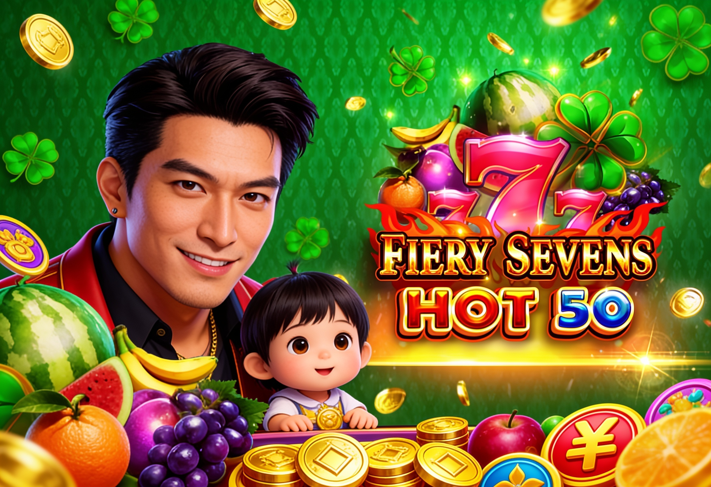 Buah Klasik: Fiery Sevens Hot 50 Slot Online dari Spadegaming