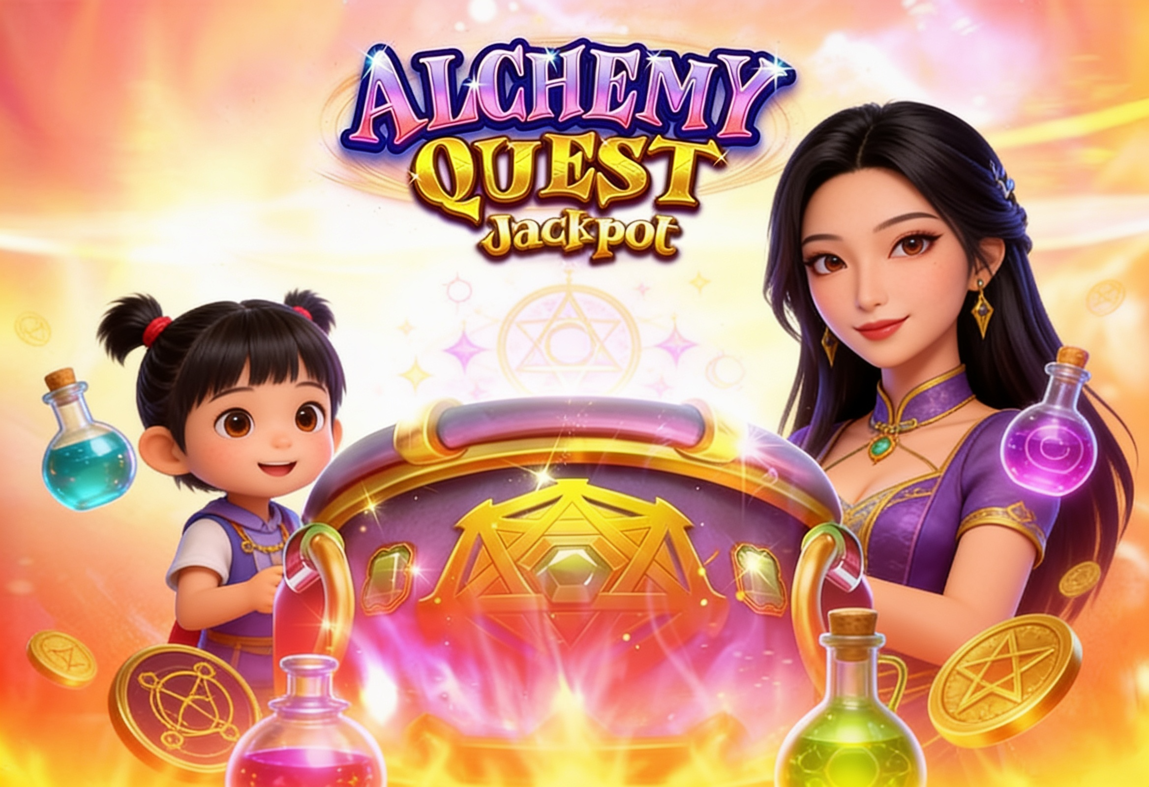 Alkimia – Alchemy Quest Jackpot: Slot Online dari Spadegaming