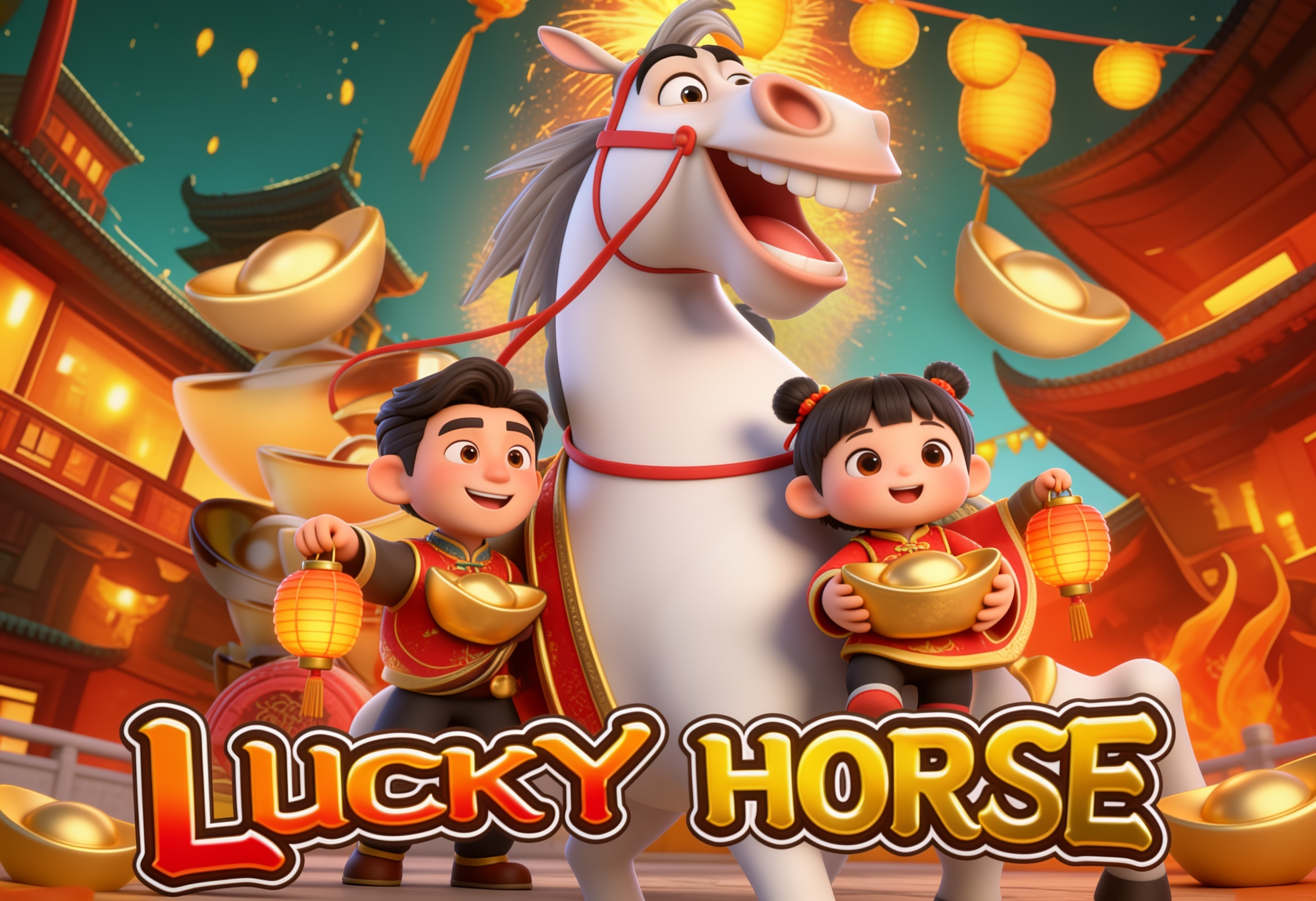 Kuda Keberuntungan: Lucky Horse: Slot Online di Spadegaming