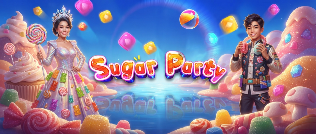 Permen Penuh Warna – Sugar Party Slot Online Spadegaming