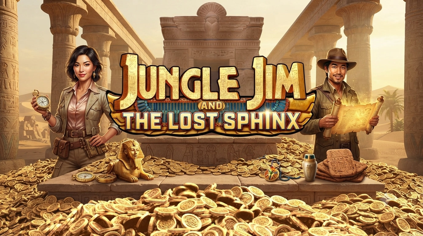 Tema Mesir Kuno: Jungle Jim And The Lost Sphinx di Microgaming