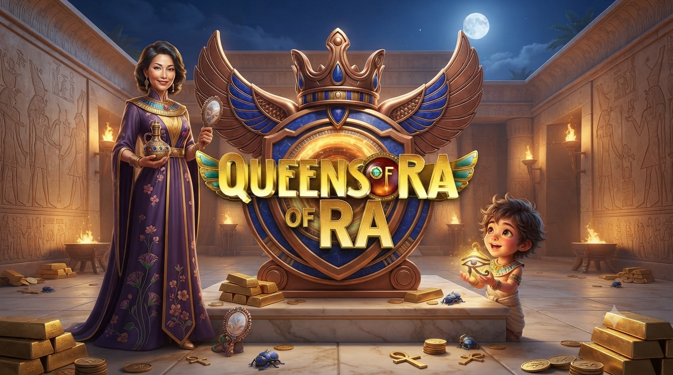 Tema Mesir Kuno – Queens Of RA Slot Online di Microgaming