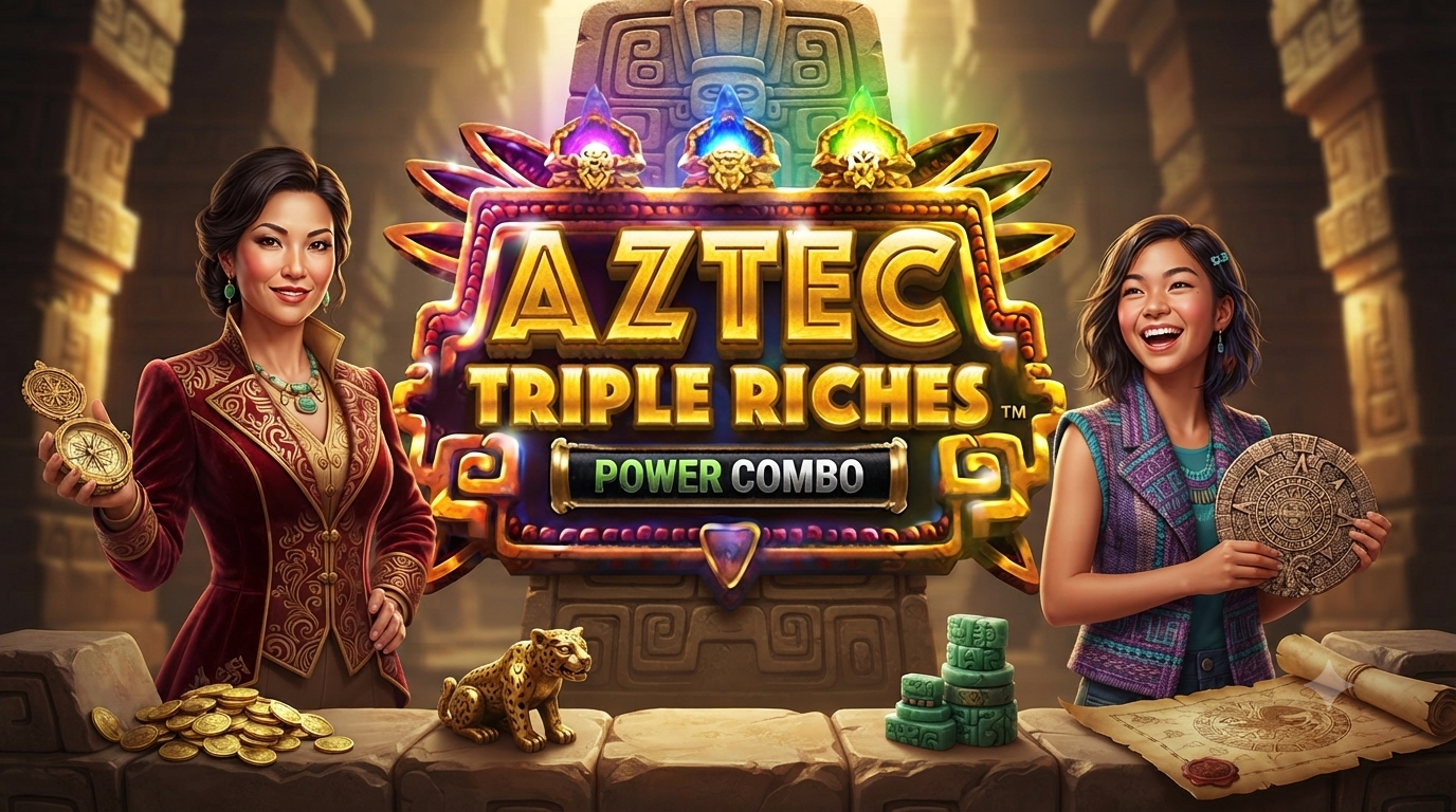 Aztec Triple Riches: Power Combo Slot Online di Microgaming