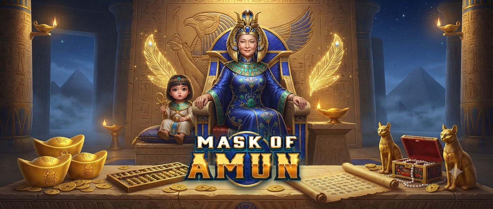 Game Slot Online Mask Of Amun di Microgaming