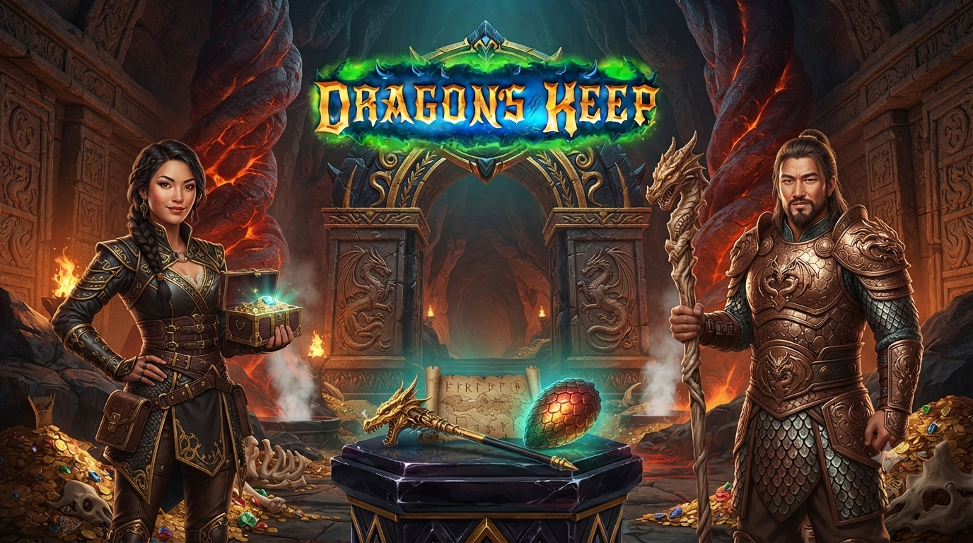 Naga dan Harta Karun – Dragon’s Keep: Slot Online di Microgaming