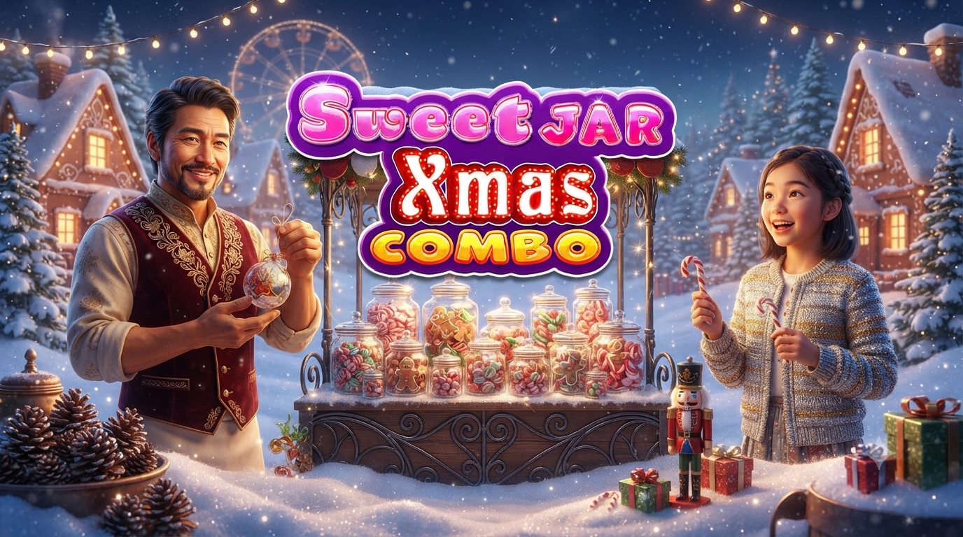 Natal Penuh Permen – Sweet Jar Xmas Combo di Microgaming