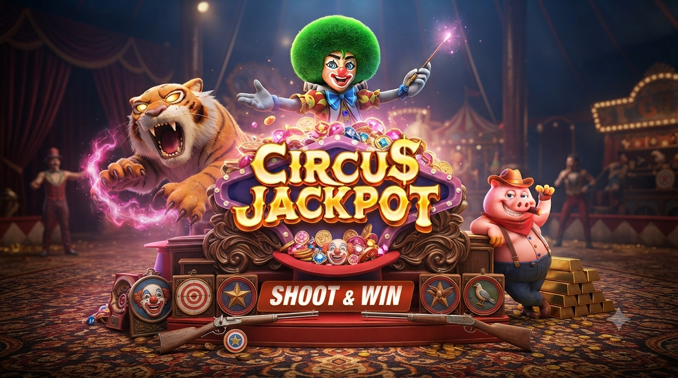 Tema Sirkus – Circus Jackpot Shoot & Win: Slot Online JILI Games