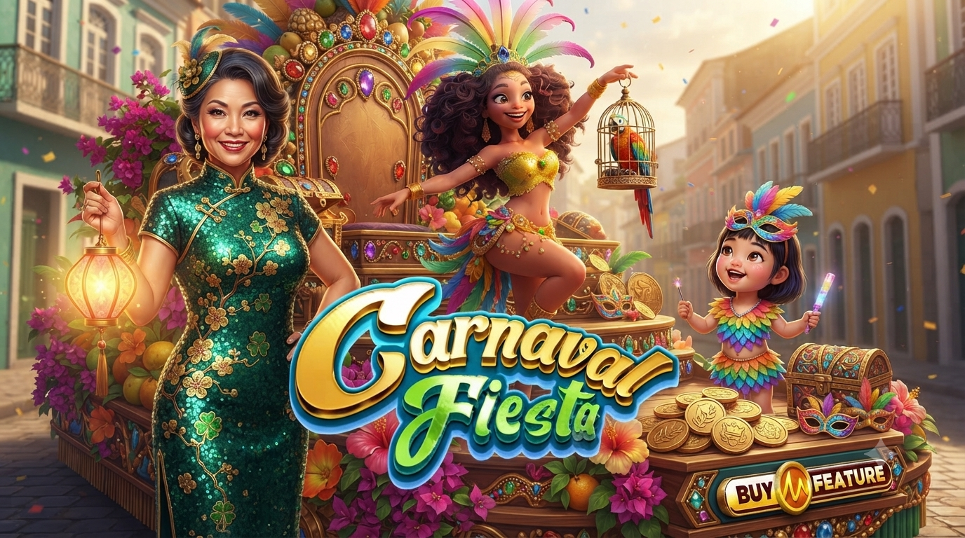 Tema Karnaval Brasil – Carnaval Fiesta Slot Online di Microgaming