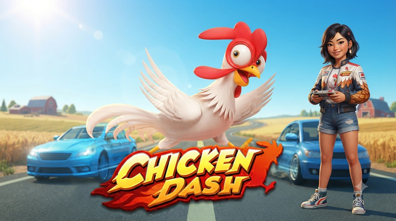 Tema Ayam Pemberani – Chicken Dash: Slot Online JILI Games