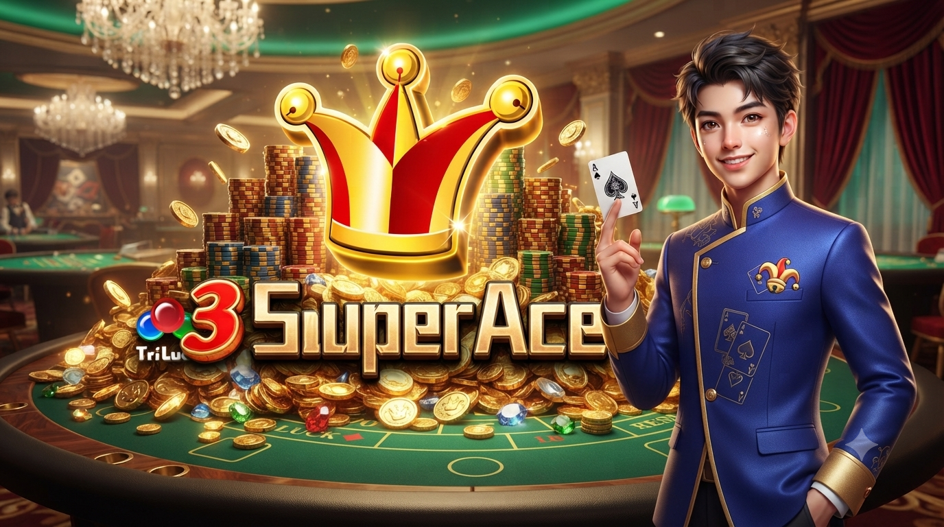 Tema Kartu Remi Klasik – 3 Super Ace: Slot Online JILI Games