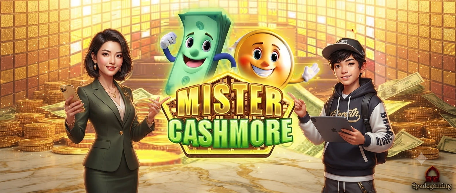 Aksi Perburuan Harta – Mister Cashmore Slot Online Spadegaming