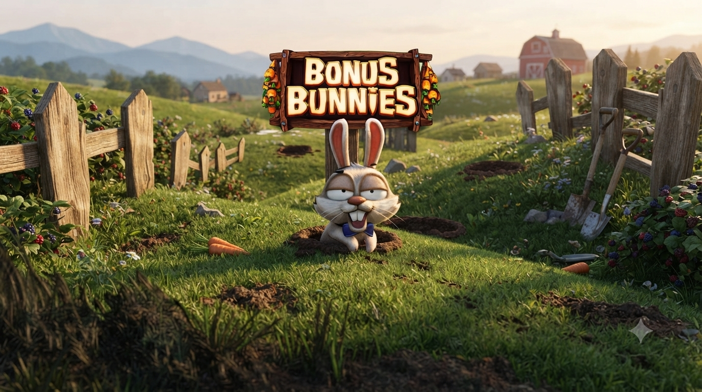 Bertema Peternakan – Bonus Bunnies: Slot Online Nolimit City