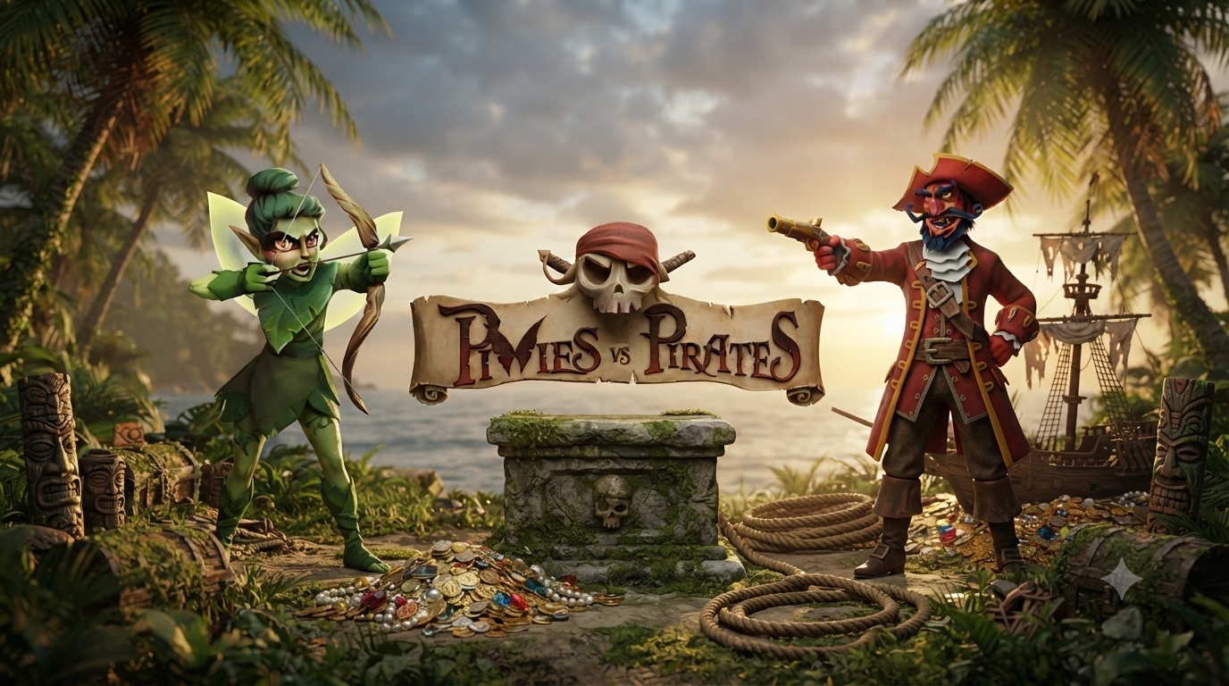 Fantasi Dan Bajak laut – Pixies Vs Pirates: Slot Online Nolimit City
