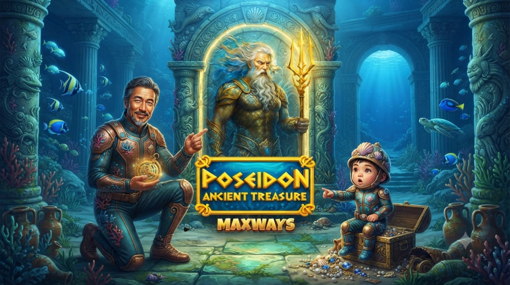 Game Slot Ancient Treasure: Poseidon MaxWays Microgaming