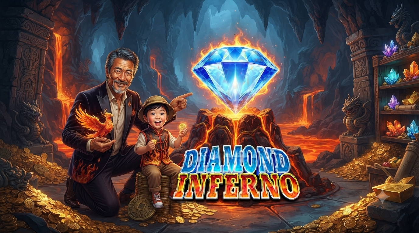 Kilauan Berlian di Api Abadi: Slot Diamond Inferno Microgaming