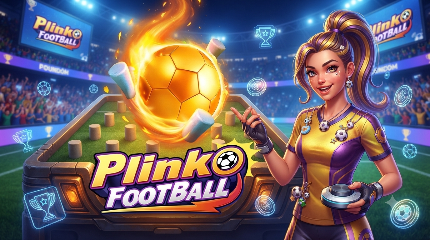 Sepak Bola dengan Drop Ball – Plinko Football Slot JILI Games