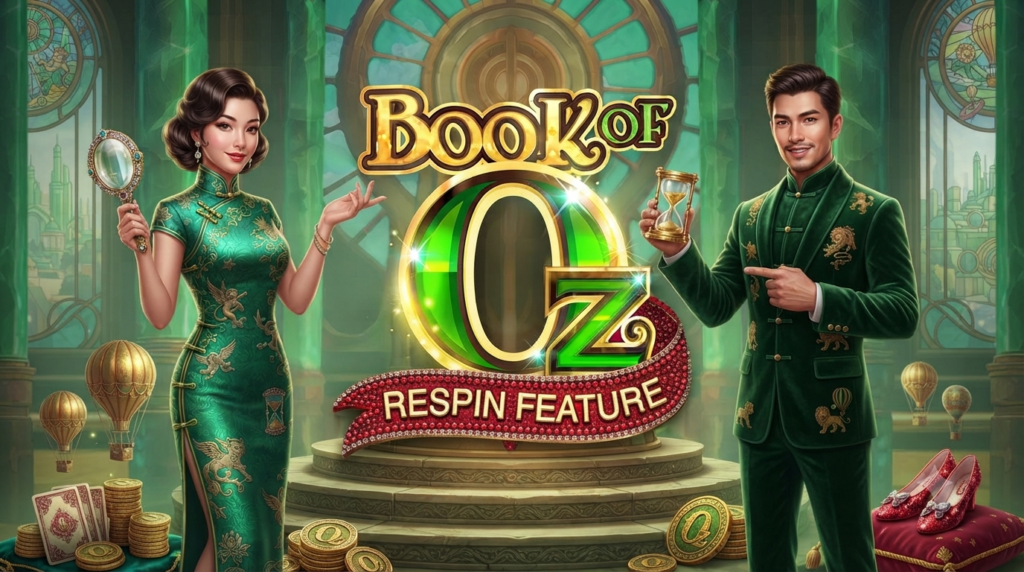 Book of Oz: Respin Feature – Sihir Emerald City dari Microgaming