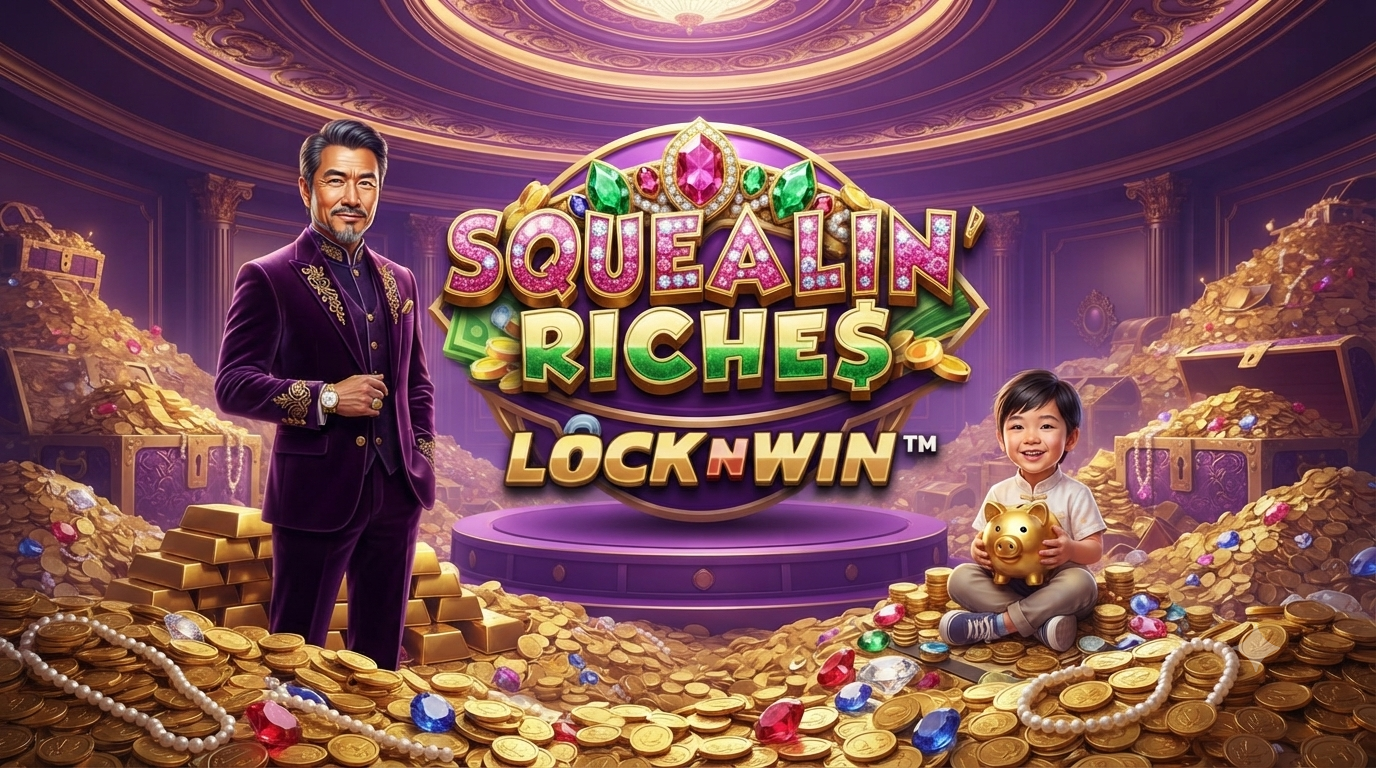 Squealin Riches Lock n Win: Slot Online dari Microgaming