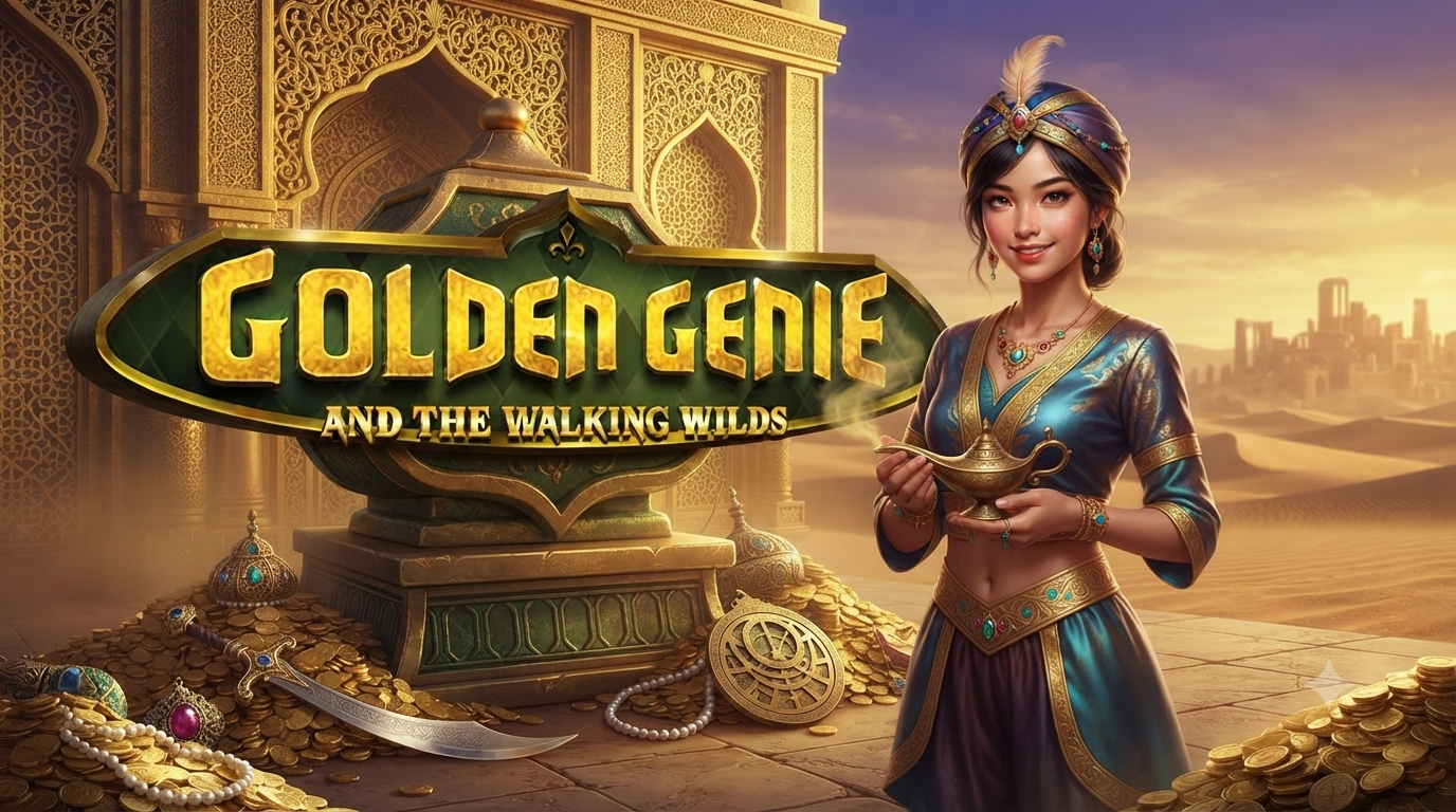Golden Genie And The Walking Wilds: Slot Online Nolimit City