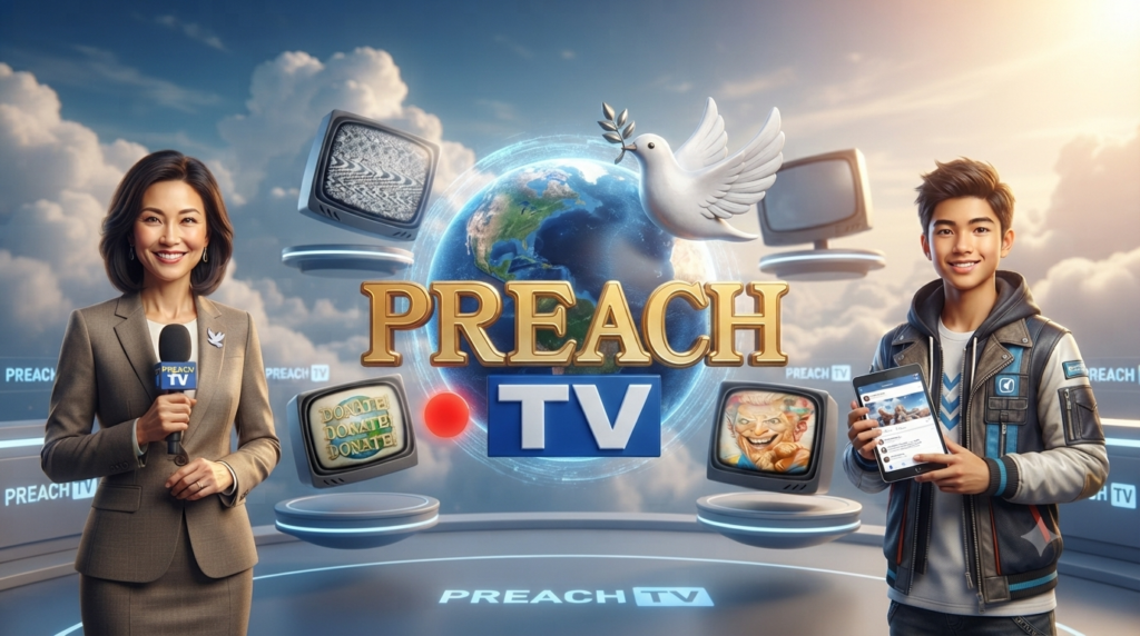 Tema Satir Unik – Preach TV Slot Online di Microgaming