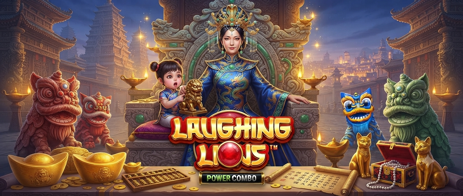 3 Laughing Lions Power Combo – Slot Online di Microgaming
