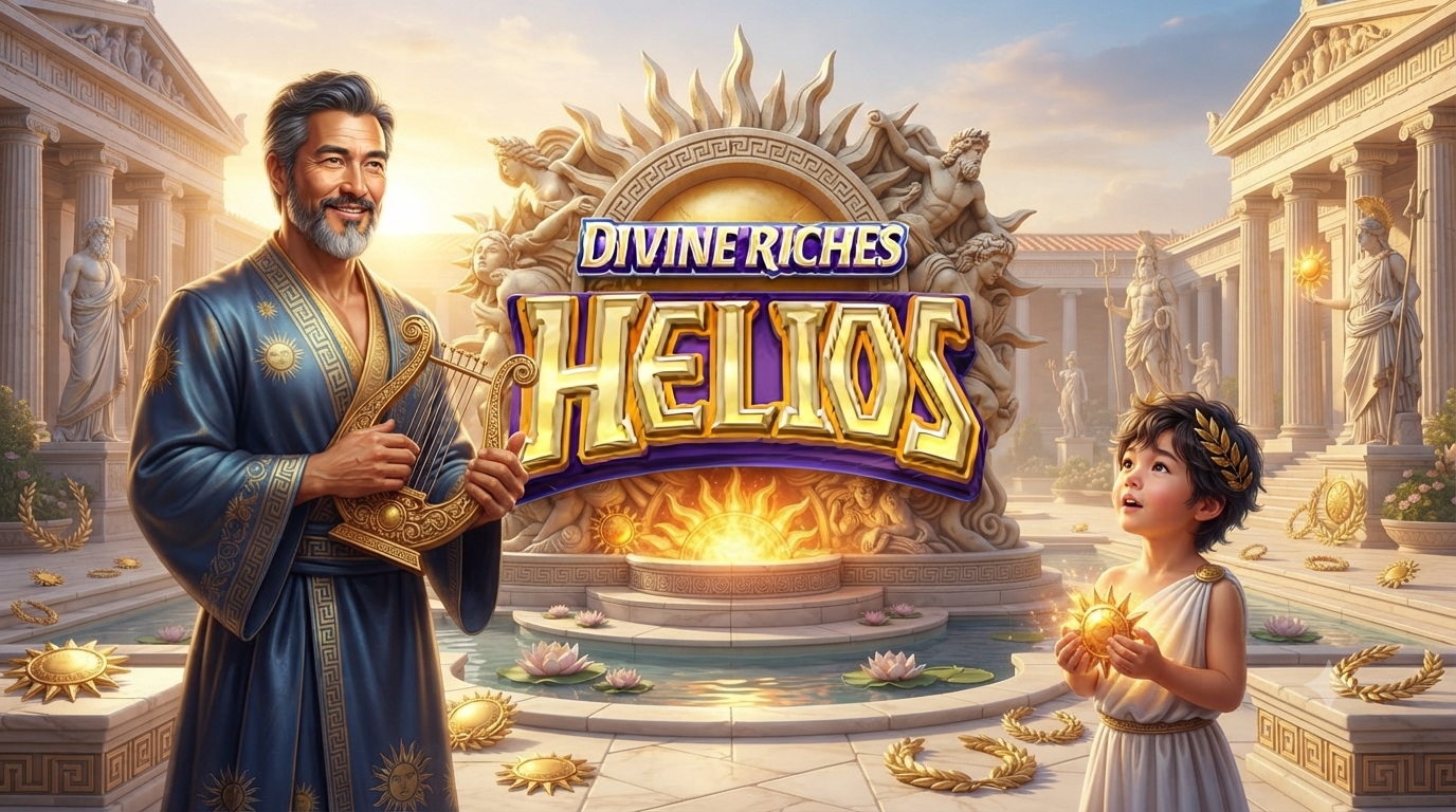 Mitologi Yunani – Divine Riches Helios Slot Online di Microgaming