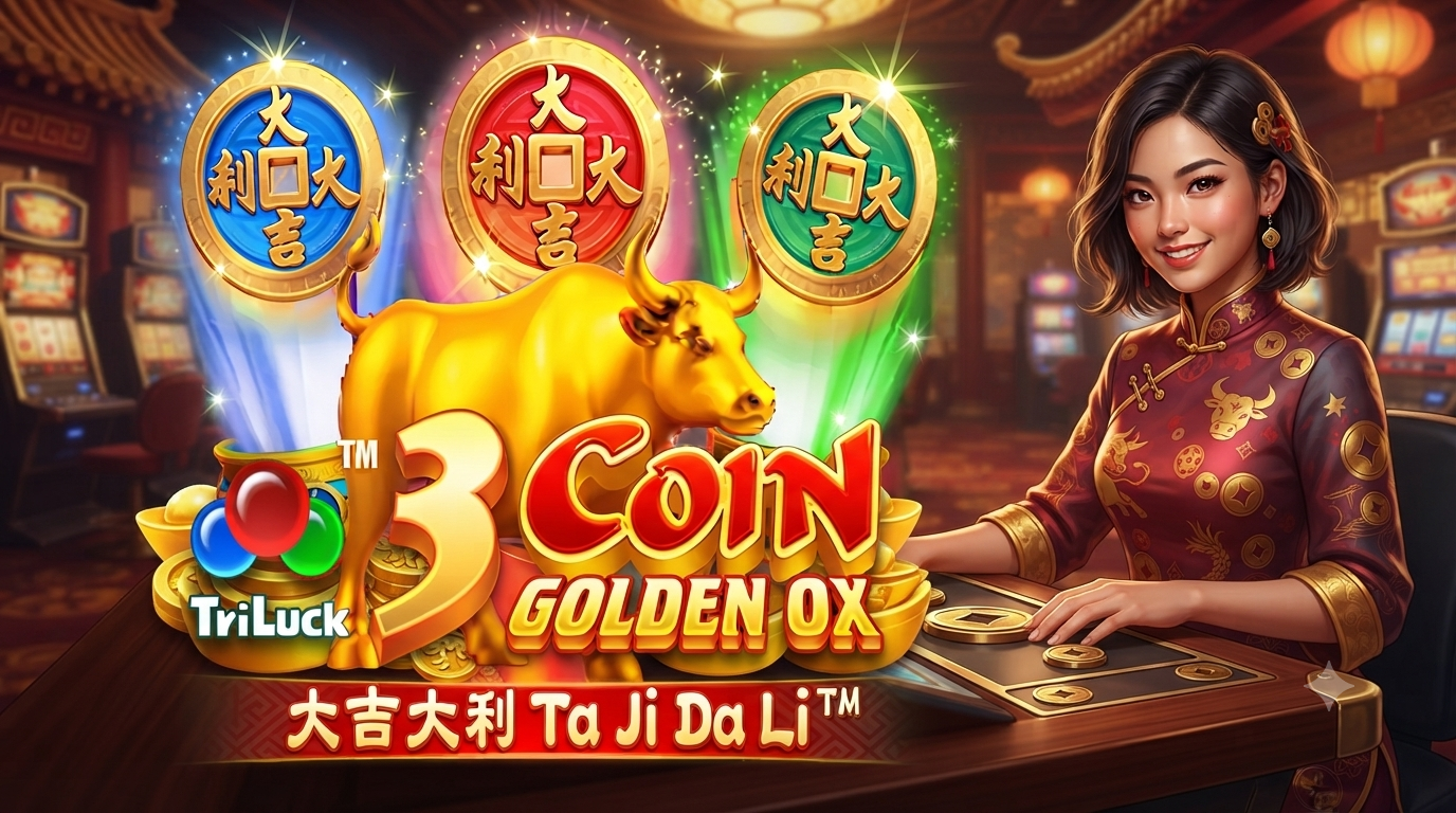 Tema Kerbau Emas – 3 Coin Golden Ox: Slot Online JILI Games