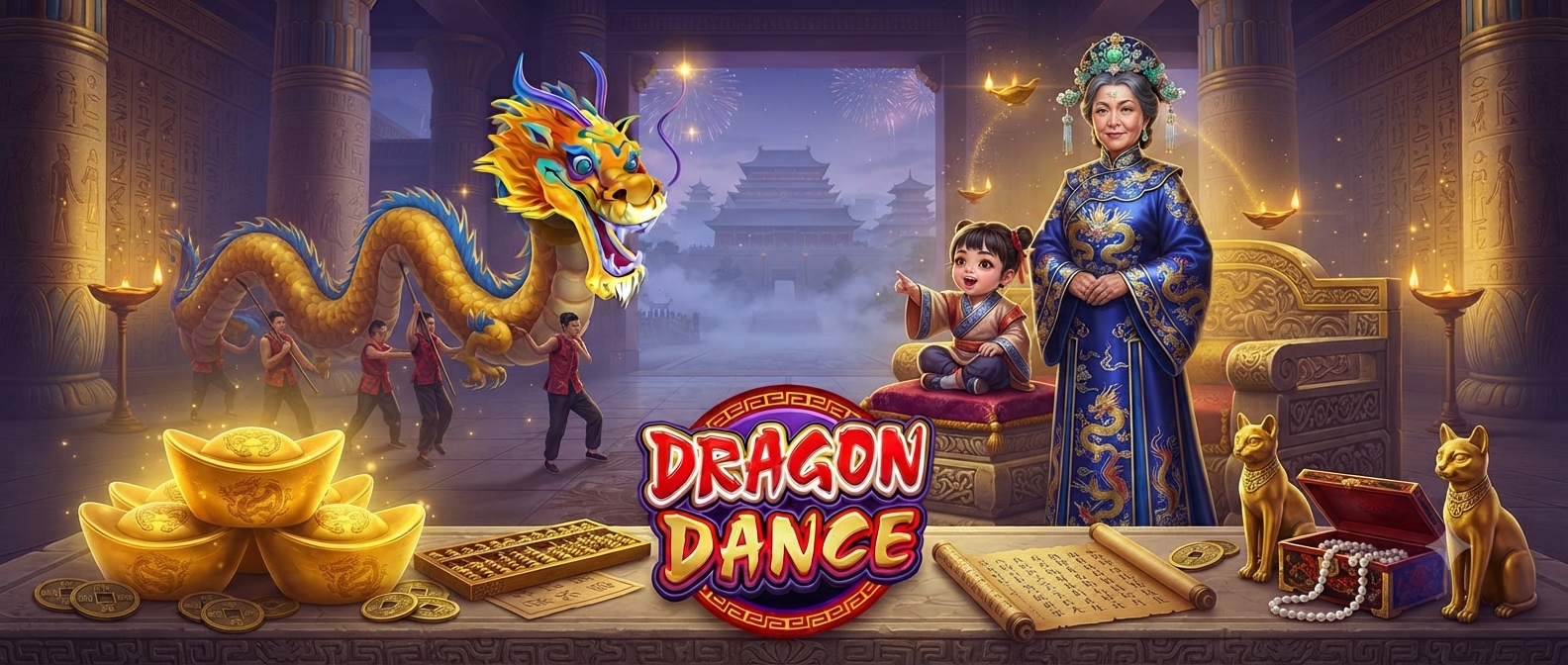 Tema Festival Naga – Dragon Dance: Slot Online di Microgaming