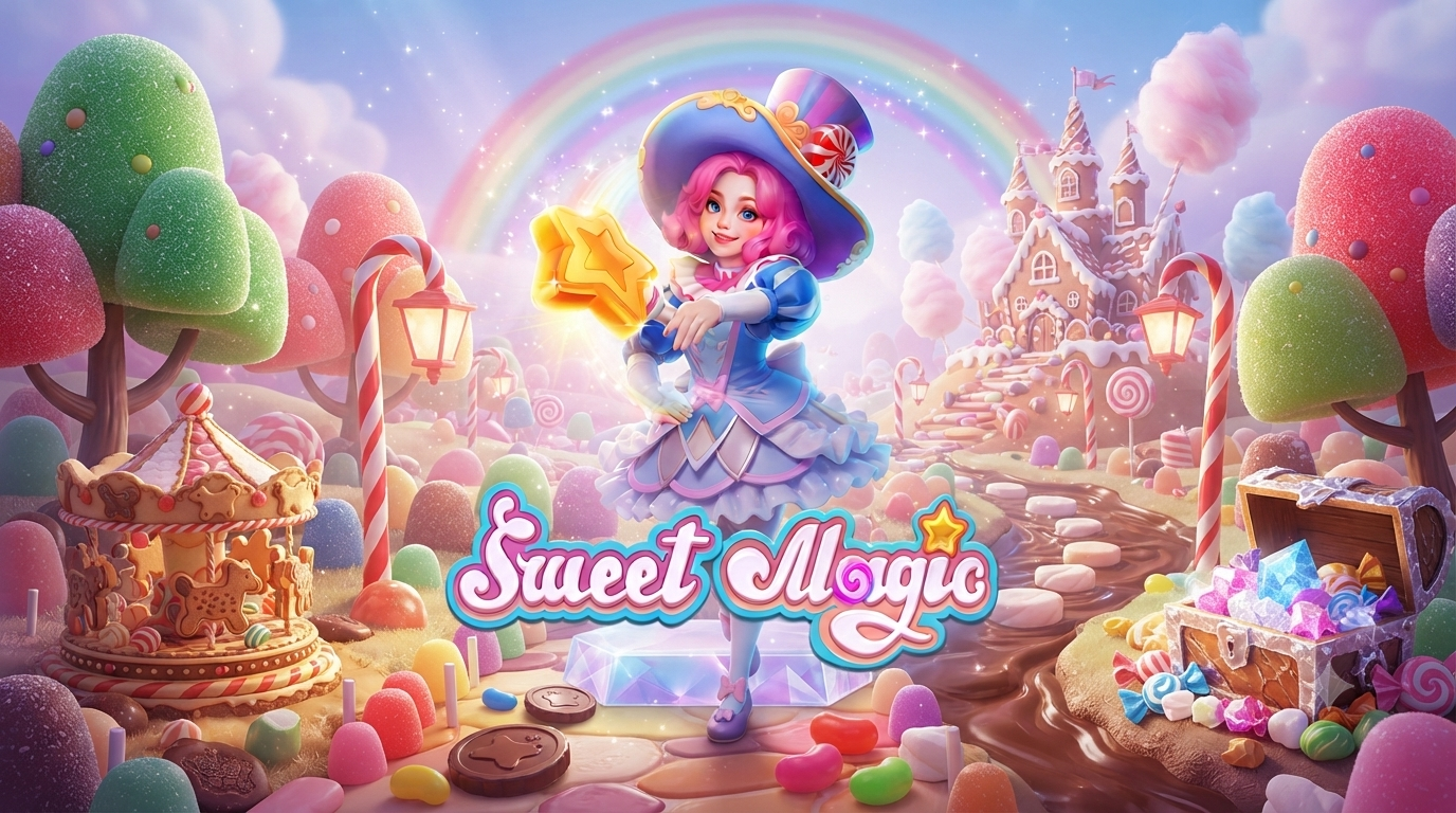 Tema Dunia Permen – Sweet Magic: Slot Online JILI Games