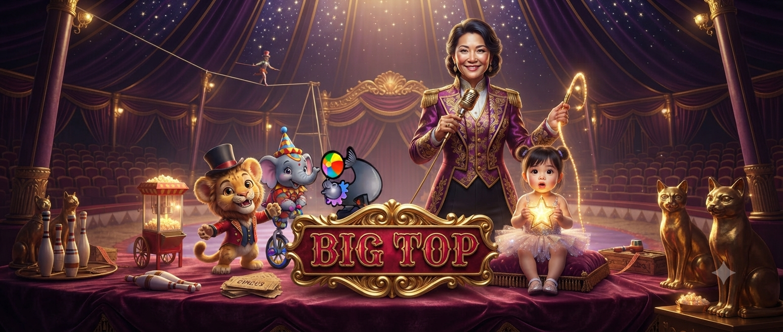 Hiburan Circus Klasik: Game Slot Online Big Top di Microgaming