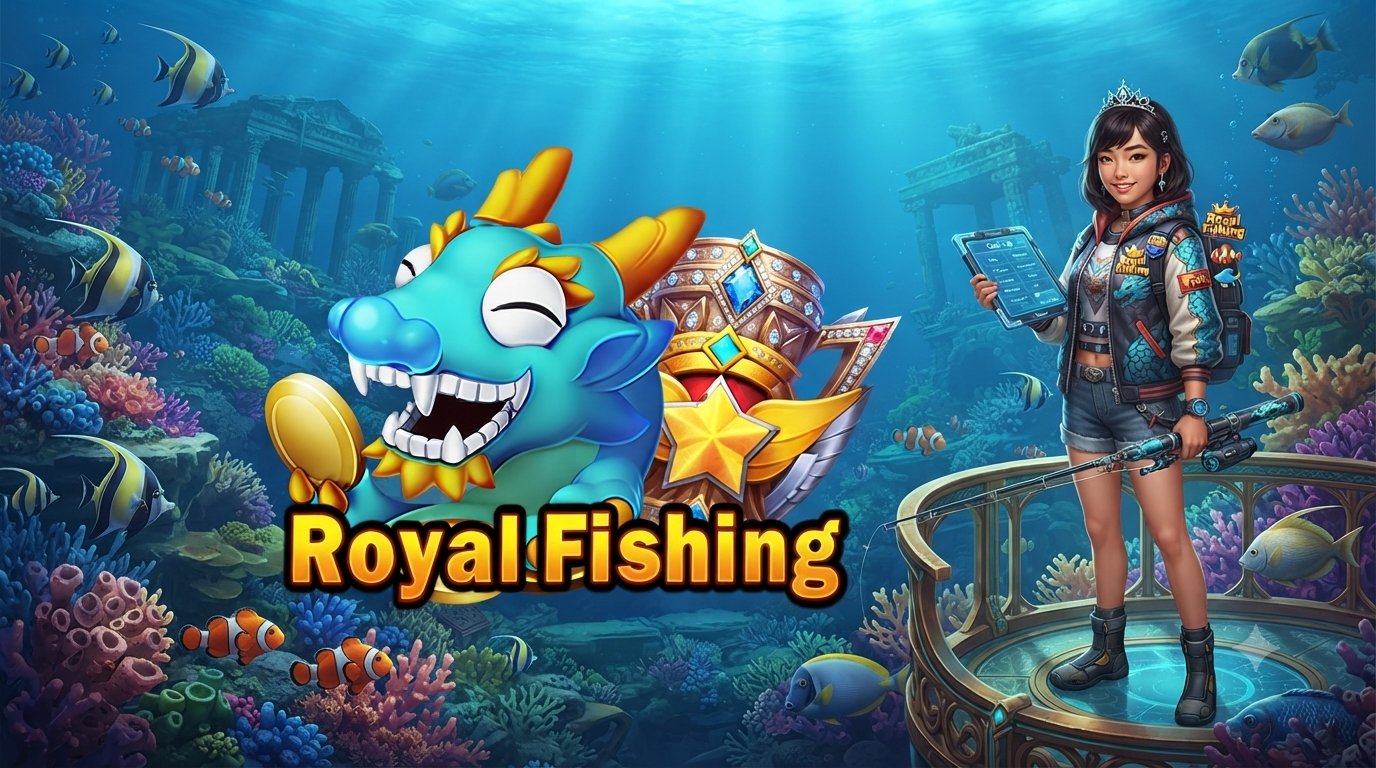 Tema Arcade Memancing – Royal Fishing: Slot Online JILI Games