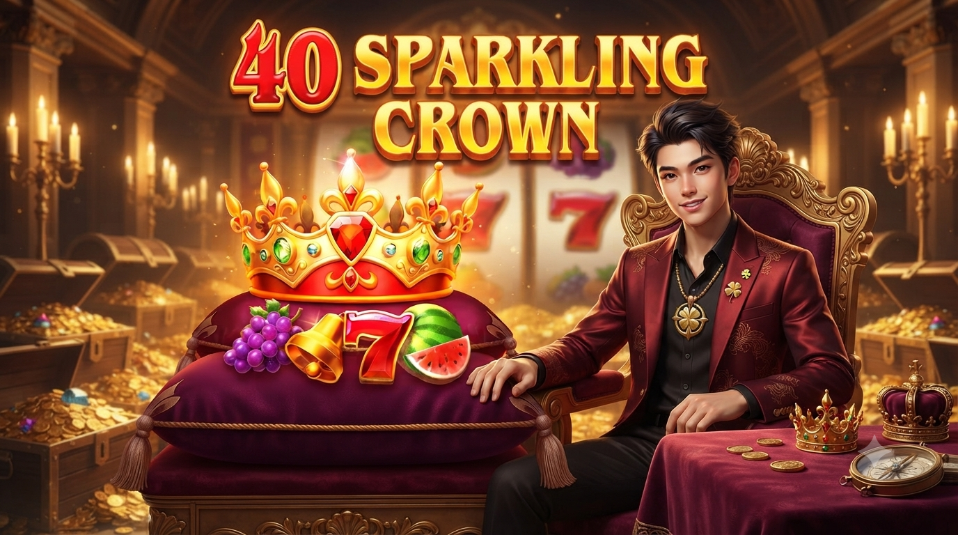 Buahan Dan Angka – 40 Sparkling Crown: Slot Online JILI Games