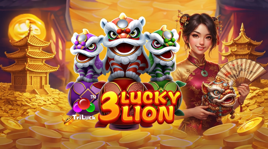 Tarian Singa – 3 Lucky Lion Slot Online JILI Games
