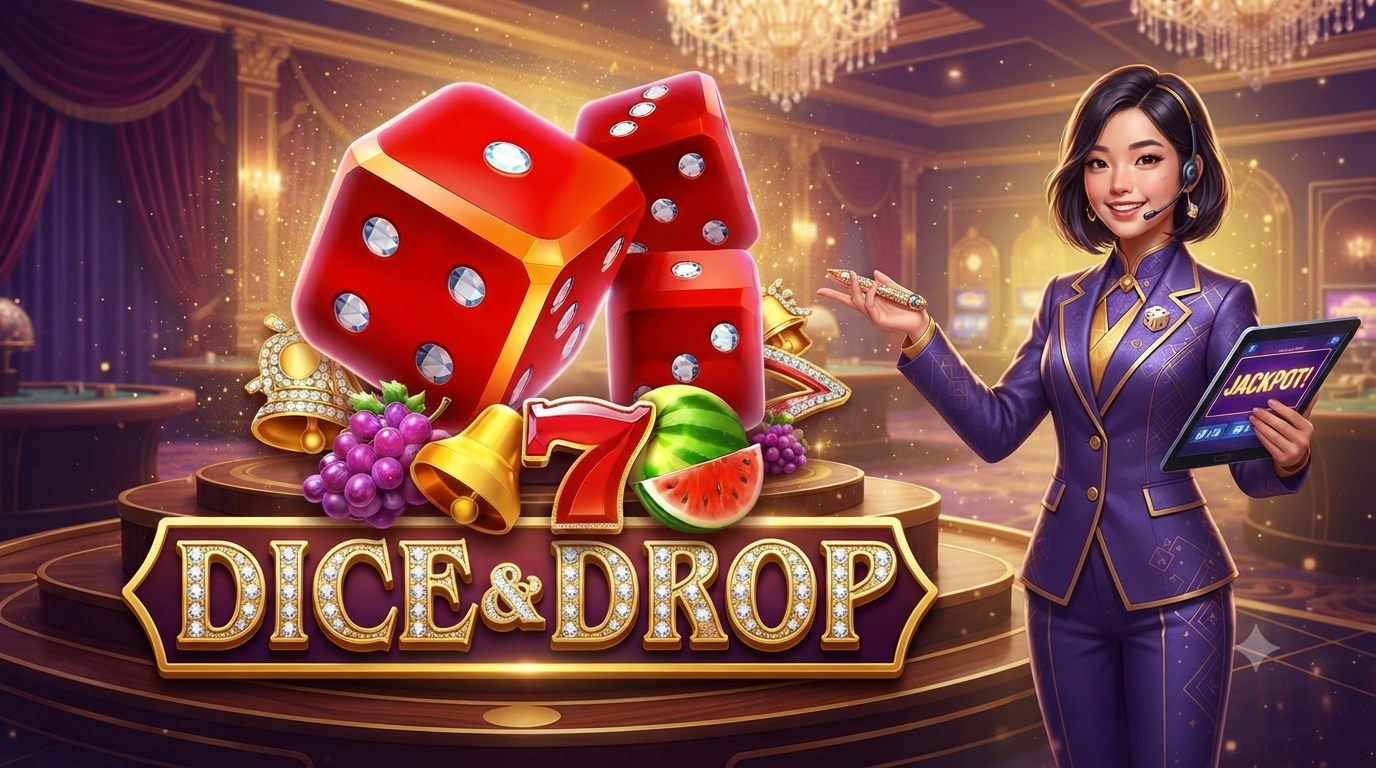 Tema Lemparan Dadu – Dice & Drop: Slot Online JILI Games