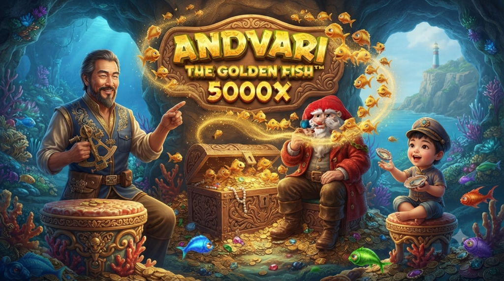 Game Slot Online Andvari: The Golden Fish di Microgaming