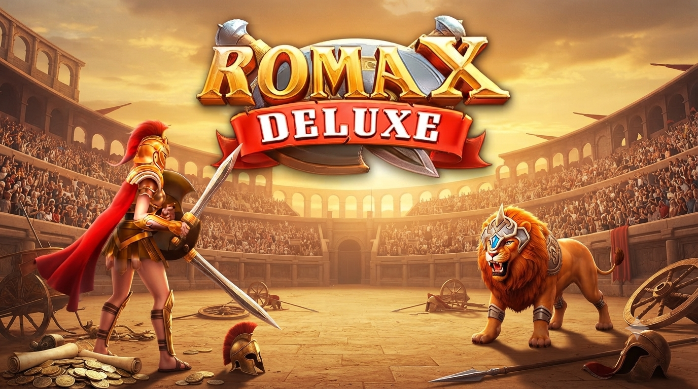 Tema Gladiator Romawi – Roma X Deluxe: Slot Online JILI Games
