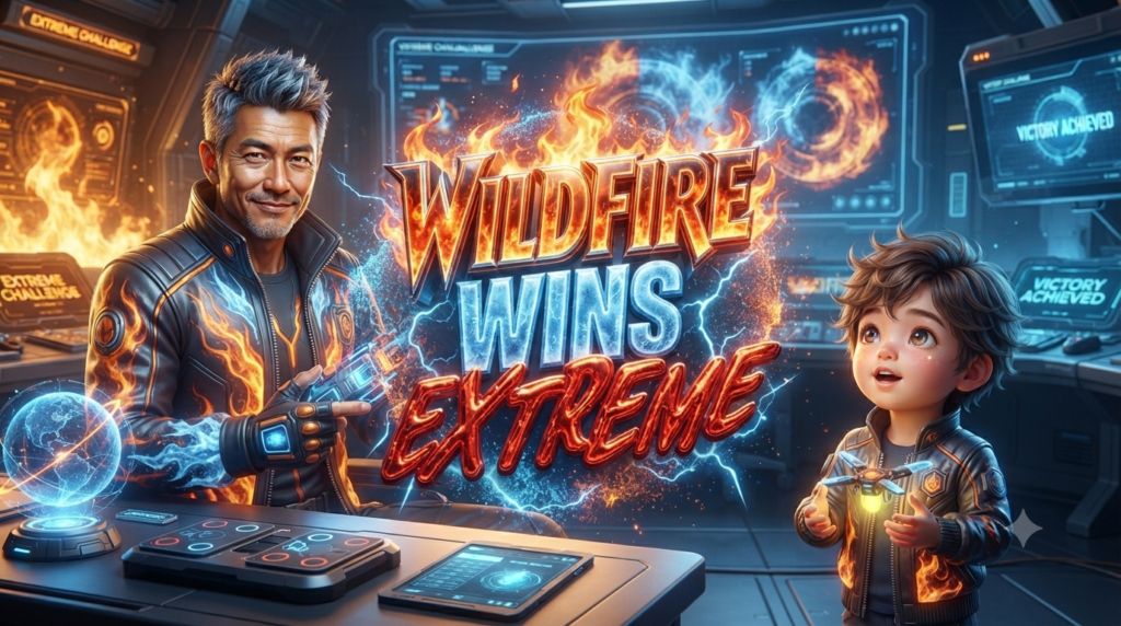 Bertema Petir: Wildfire Wins Extreme Slot Online di Microgaming