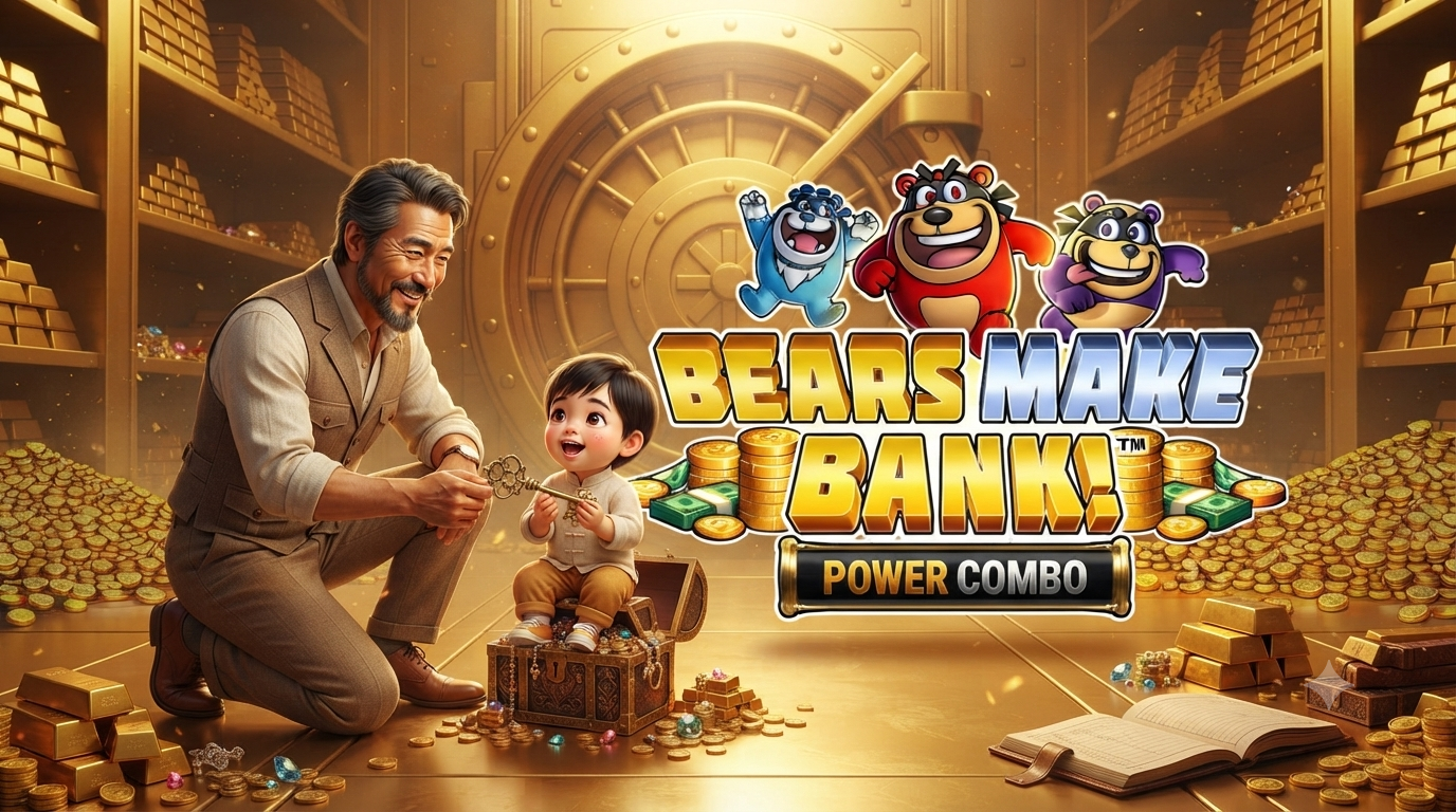 Game Slot Bears Make Banks! Power Combo di Microgaming