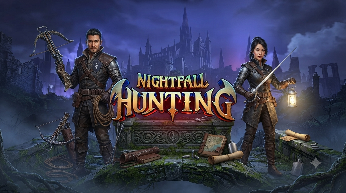 Tema Pemburu Monster – Nightfall Hunting Slot Online JILI Games