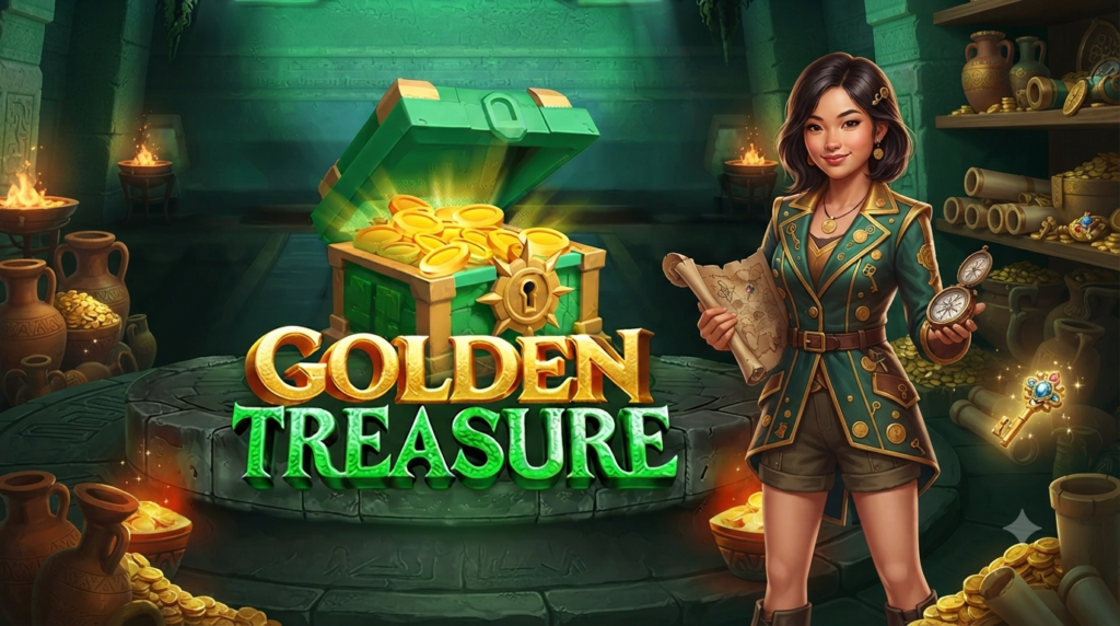 Dunia Penuh Misteri – Golden Treasure: Slot Online JILI Games