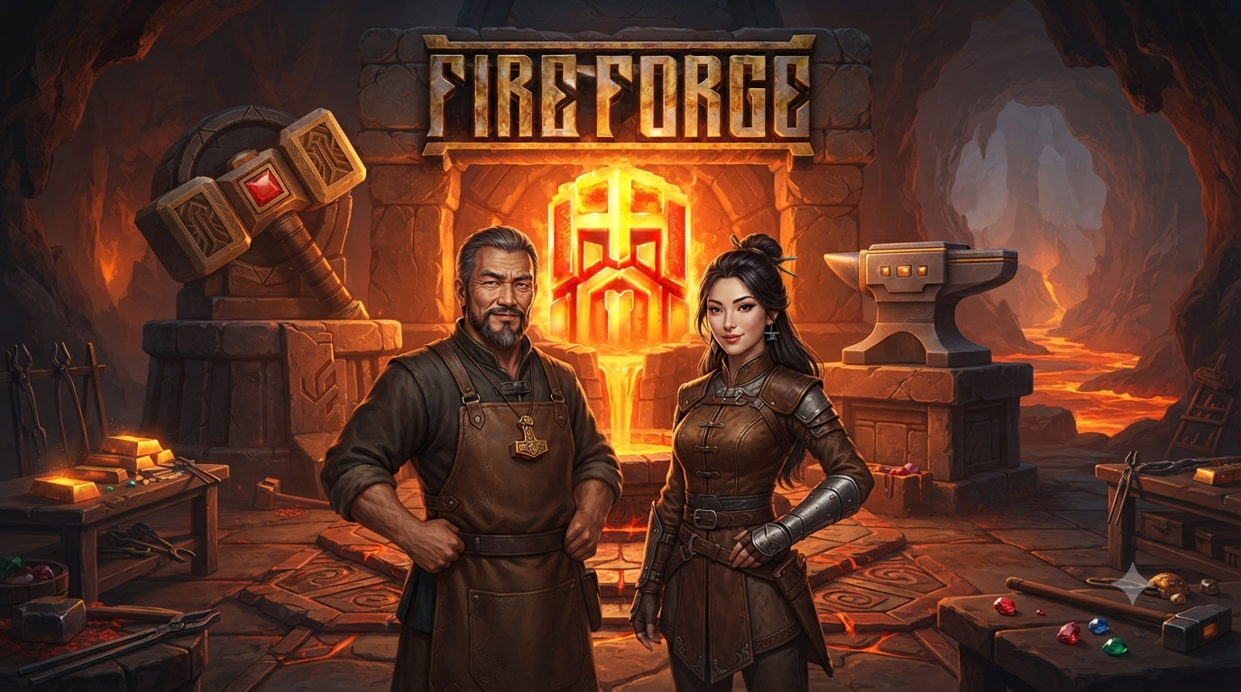 Pandai Besi Legendaris – Fire Forge: Slot Online dari Microgaming