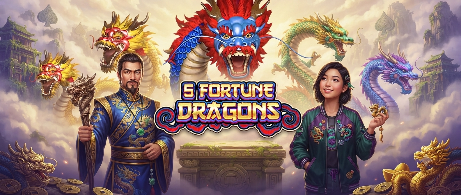 Tema Naga – 5 Fortune Dragons Slot Online Spadegaming