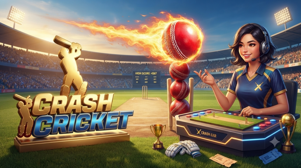 Tema Olahraga Kriket – Crash Cricket: Slot Online JILI Games
