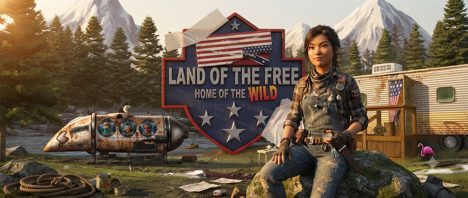 Satir Khas Amerika – Land Of The Free: Slot Online Nolimit City