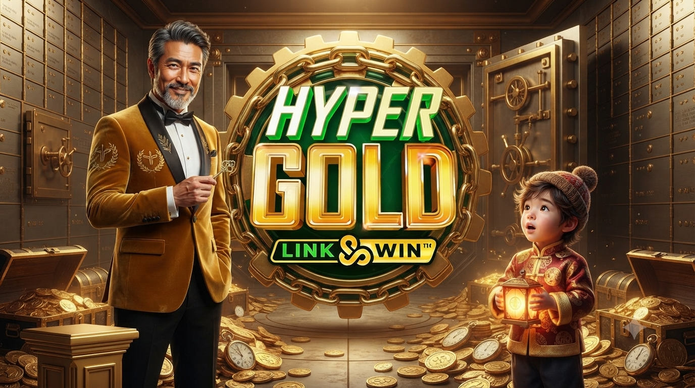 Bertema Emas – Hyper Gold Link & Win Slot Online di Microgaming
