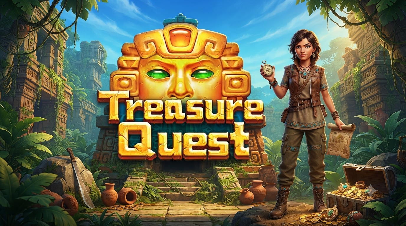 Tema Reruntuhan Kuno – Treasure Quest Slot Online JILI Games