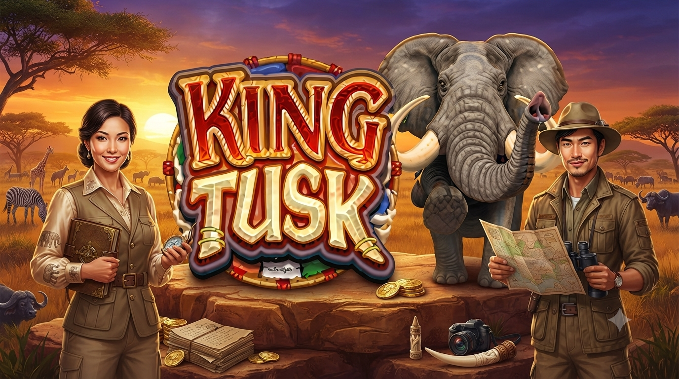 Tema Safari Afrika – King Tusk Slot Online di Microgaming